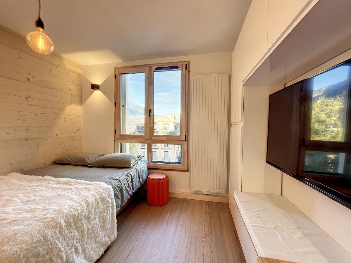 Superbe Studio Refait A Neuf Et Tout Equipe Avec Parking Chamonix Exteriér fotografie